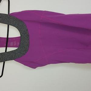 Size 6 Lululemon Scoop Neck Tank Top Purple/Pink/Grey